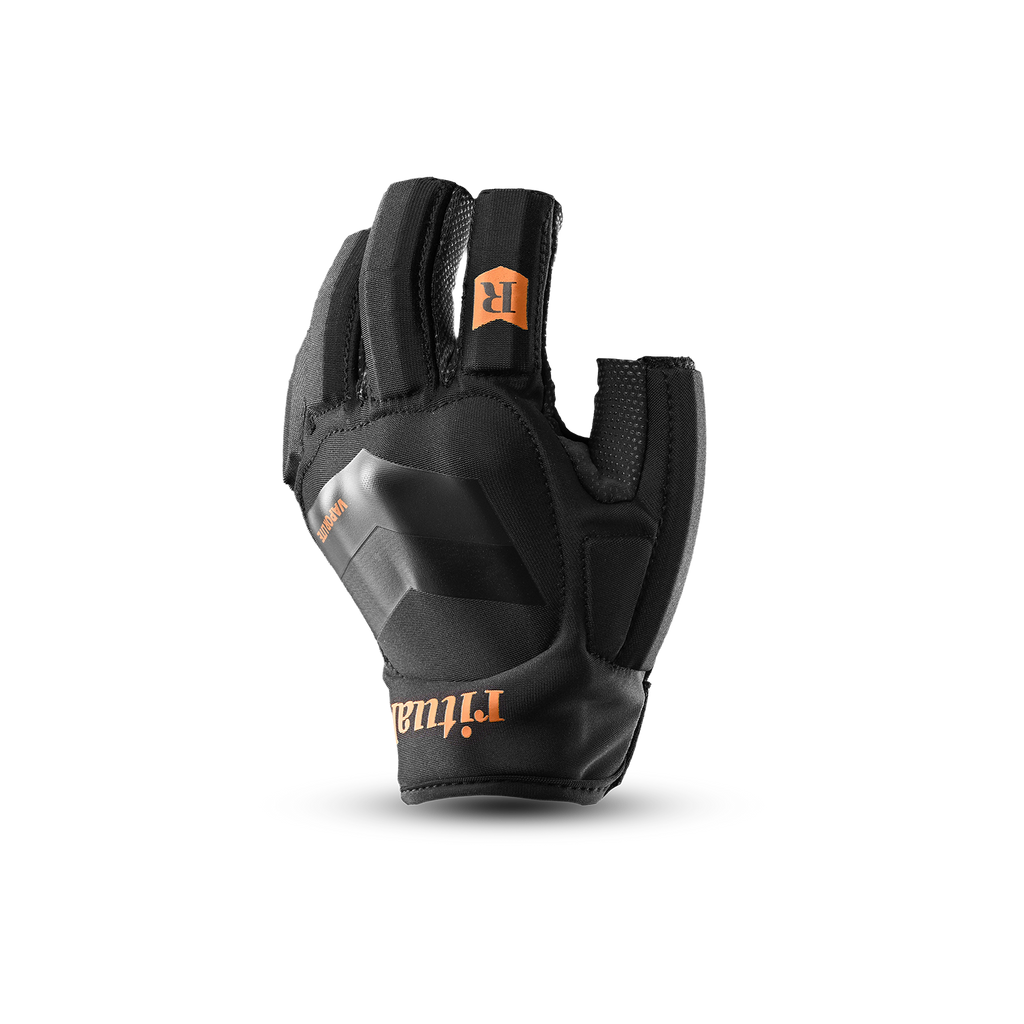 Pro hockey, ritual hockey, field hockey glove, side profile, hard shell protection